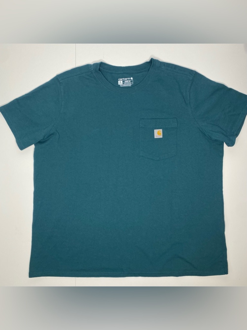 Carhartt Women’s Short Sleeve Teal T-Shirt Like New Sz XL
